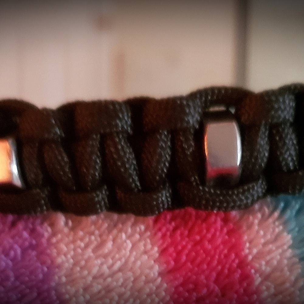 Handmade paracord survival bracelets